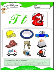 T Sesi Çalışma Sayfaları